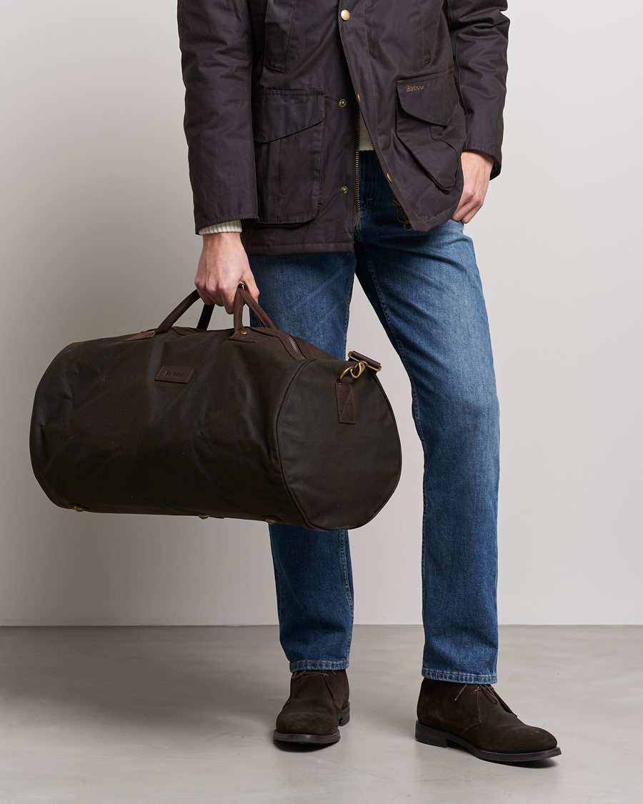 Mies |  | Barbour Lifestyle | Wax Holdall Olive