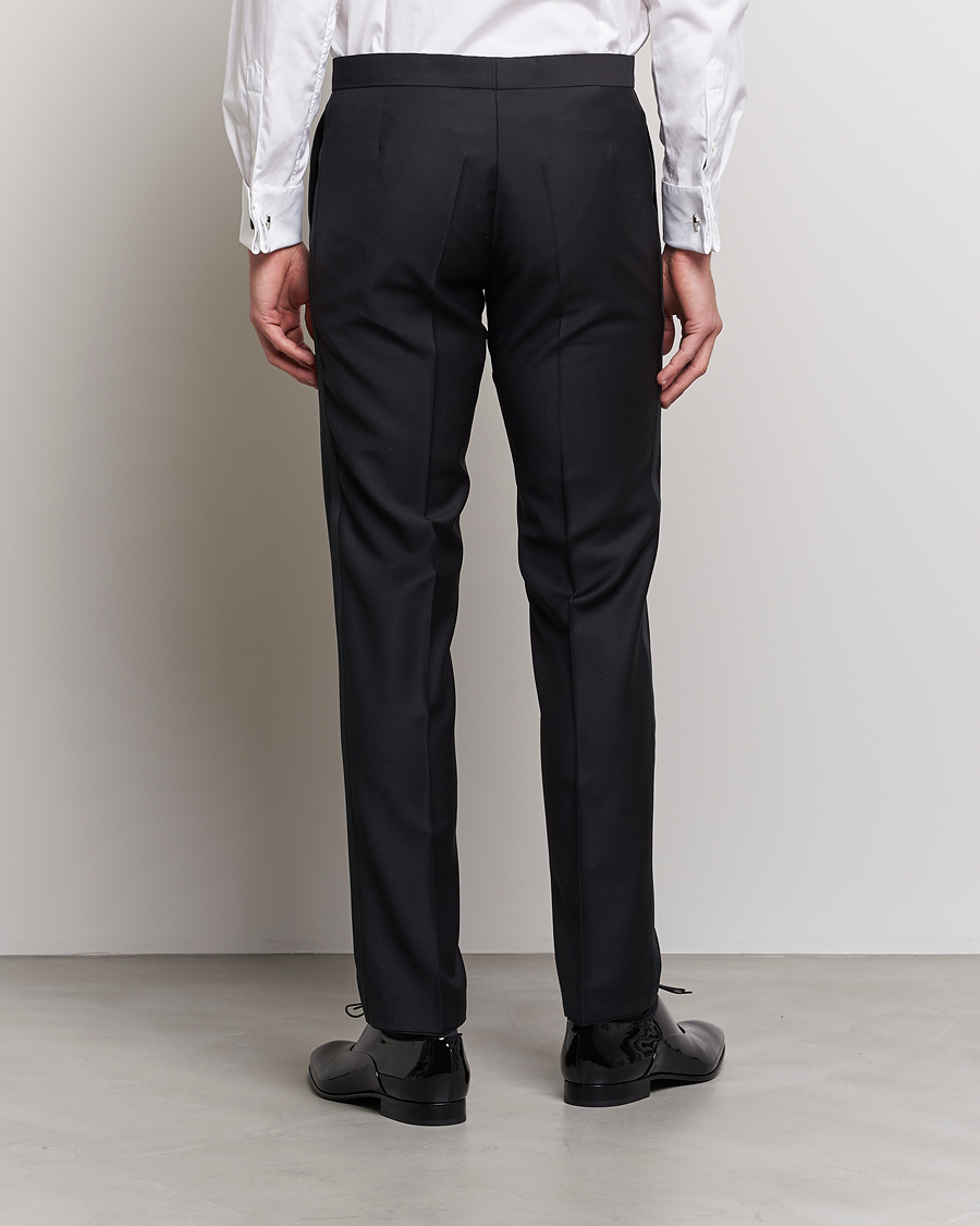Mies | Housut | Oscar Jacobson | Devon Tuxedo Trousers Black