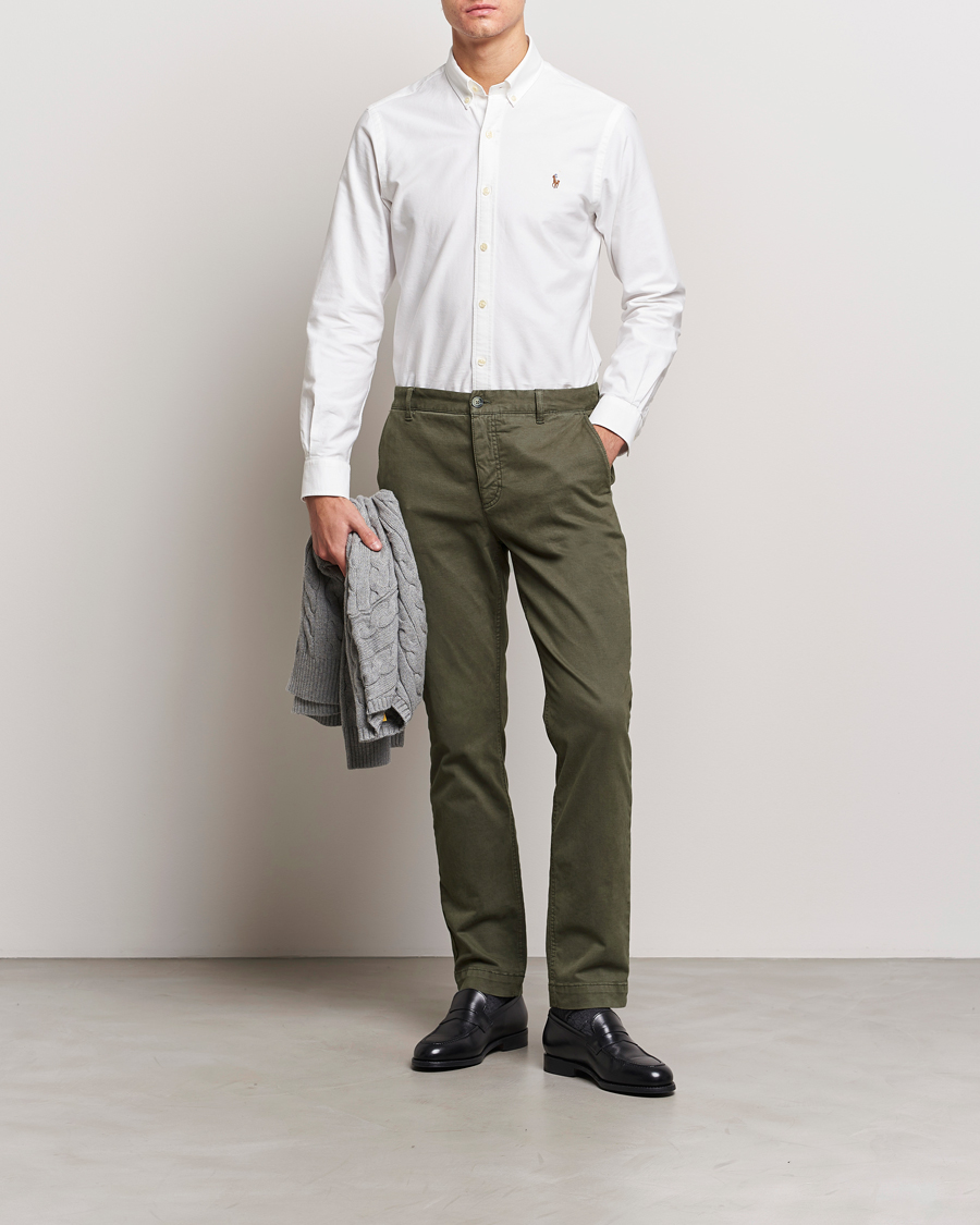 Mies | Ajattomia vaatteita | Polo Ralph Lauren | Slim Fit Shirt Oxford White