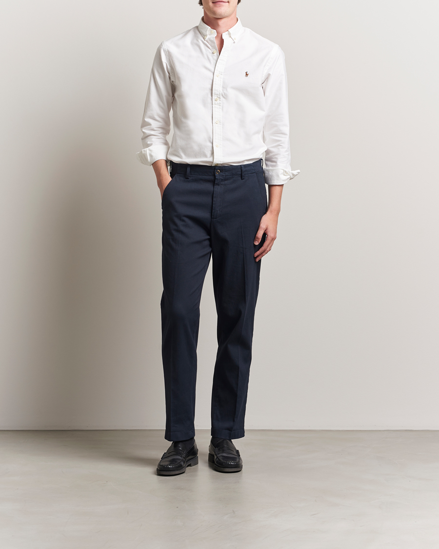 Mies | Kauluspaidat | Polo Ralph Lauren | Slim Fit Shirt Oxford White