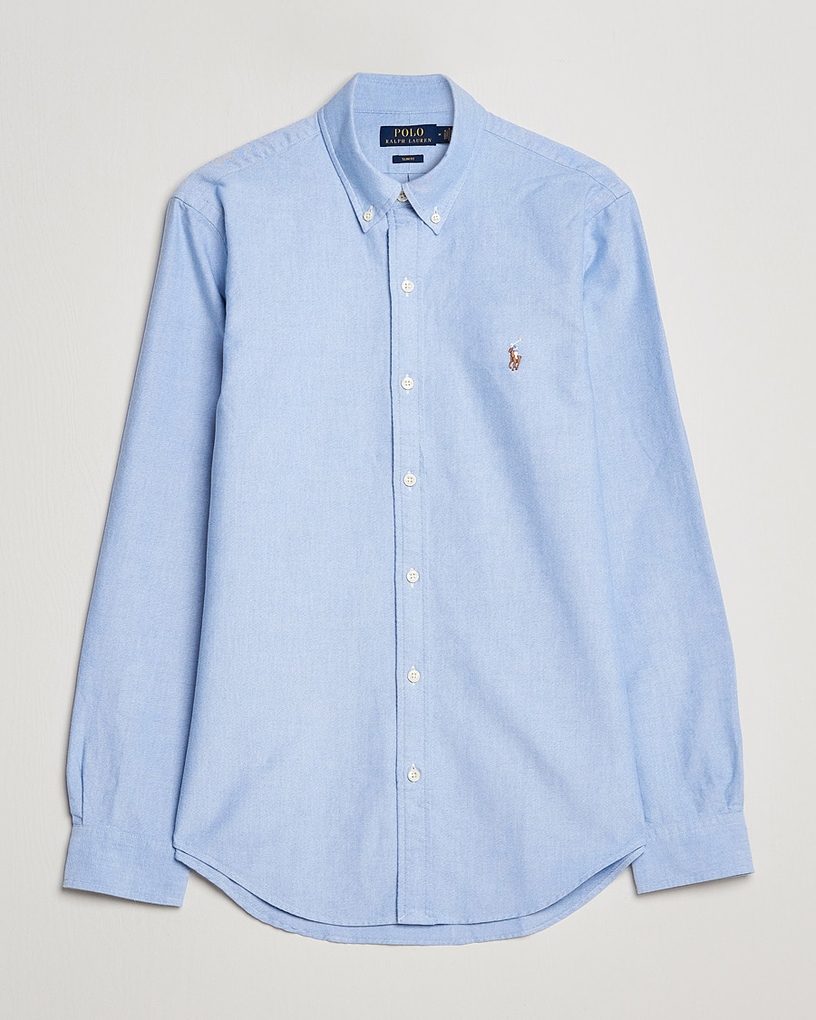 Mies | Kauluspaidat | Polo Ralph Lauren | Slim Fit Shirt Oxford Blue