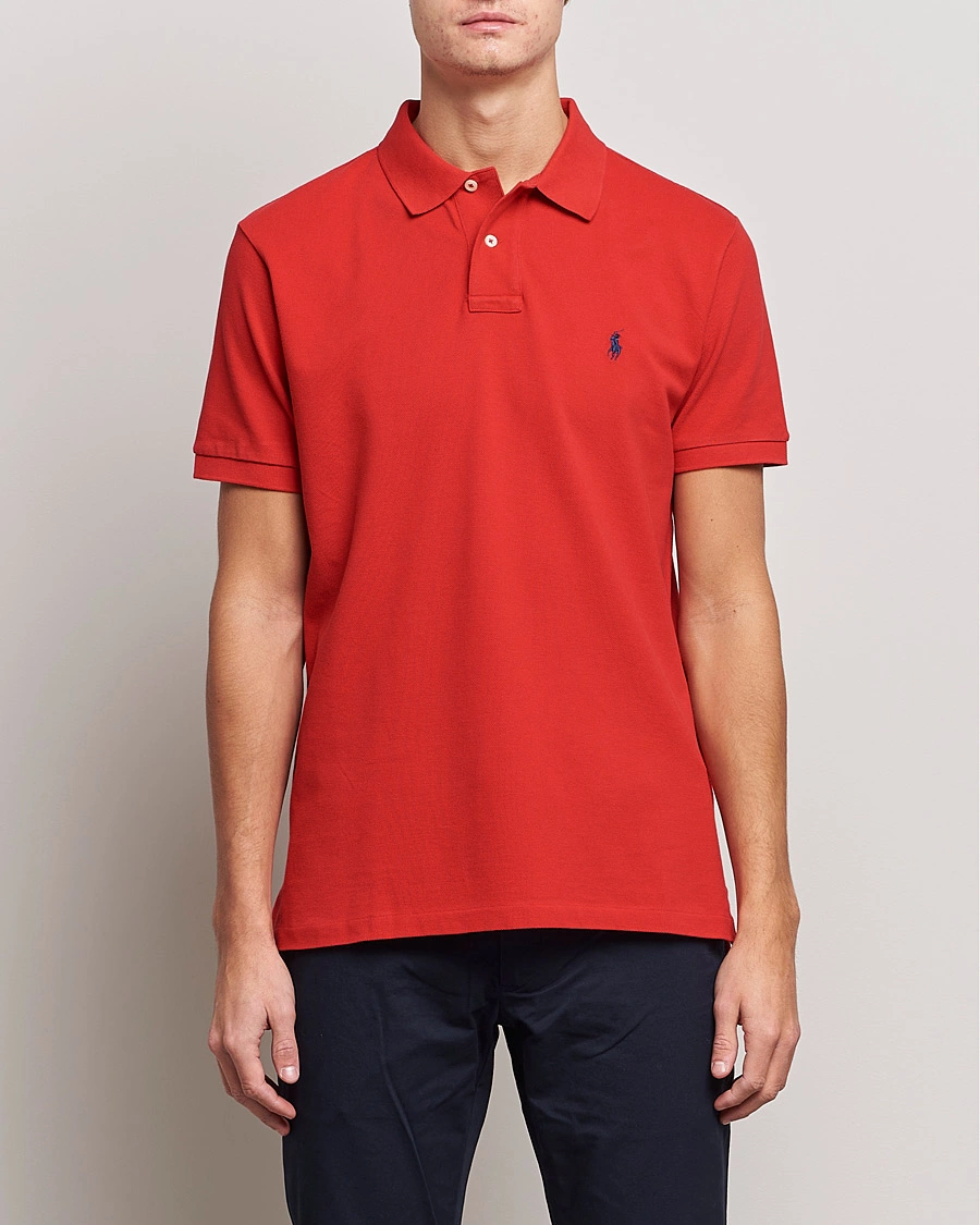 Mies | Pikeet | Polo Ralph Lauren | Slim Fit Polo Red