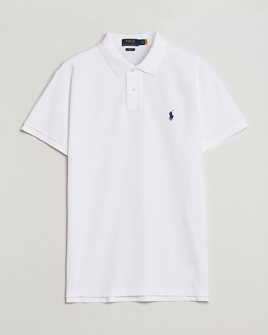 Mies | Pikeet | Polo Ralph Lauren | Slim Fit Polo White