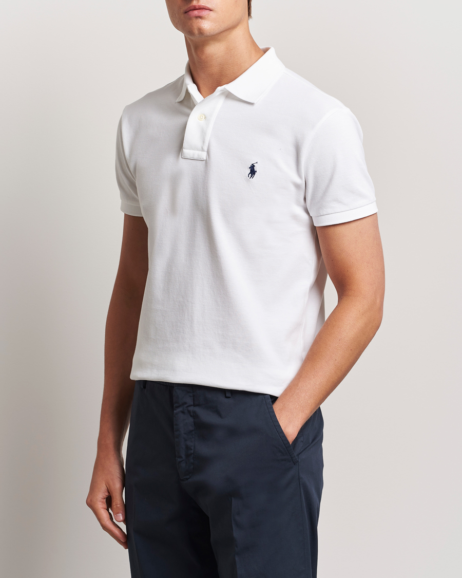 Mies | Pikeet | Polo Ralph Lauren | Slim Fit Polo White