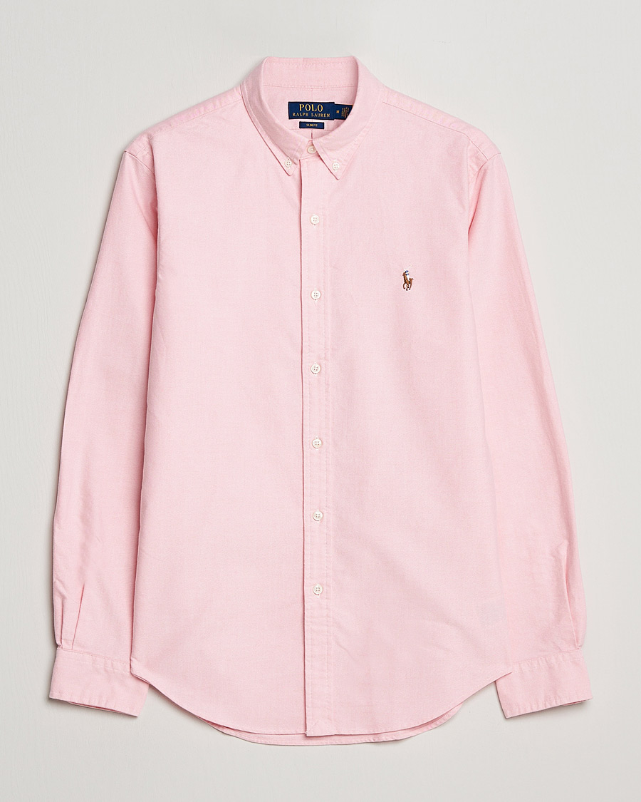 Mies | Kauluspaidat | Polo Ralph Lauren | Slim Fit Shirt Oxford Pink