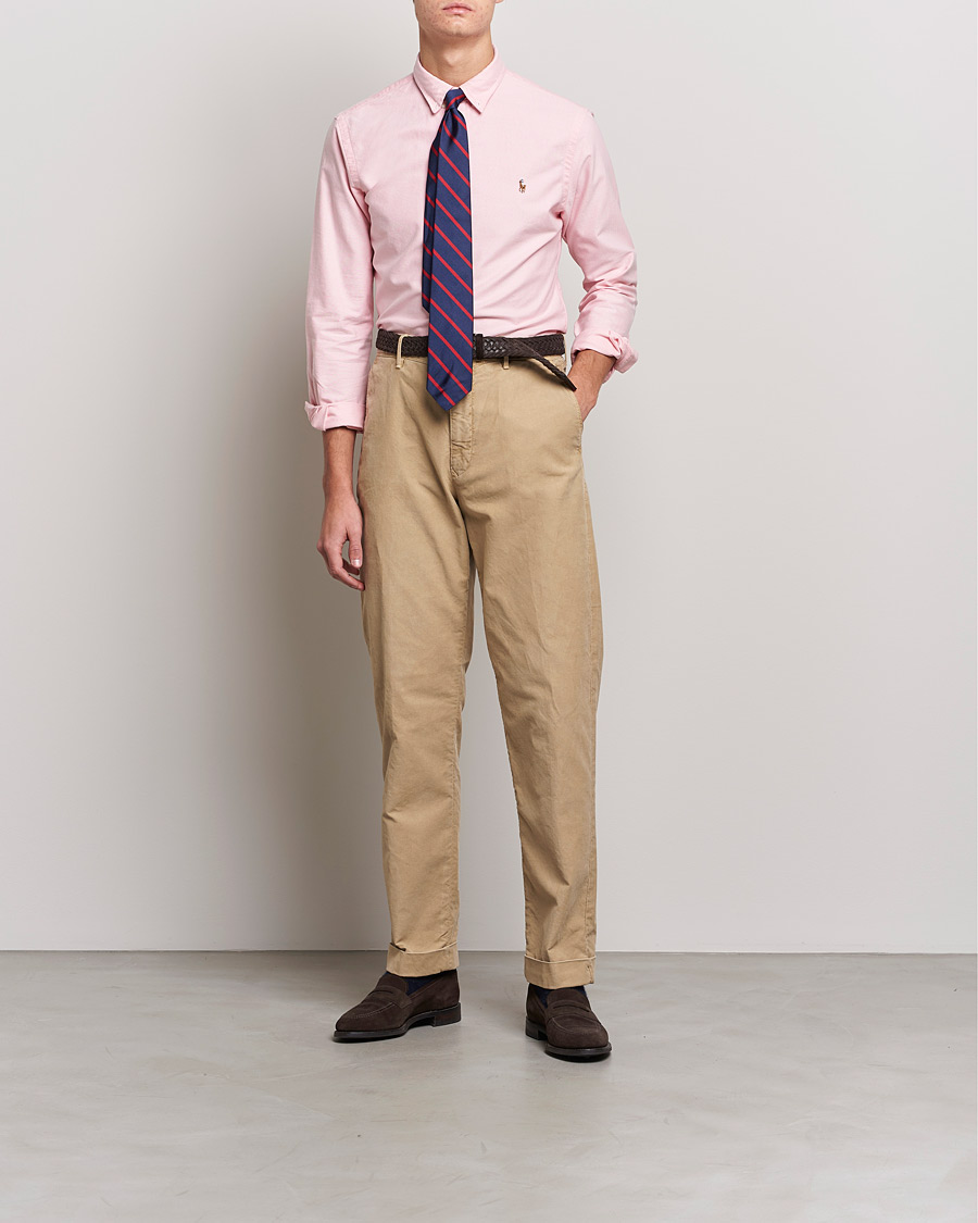 Mies | Polo Ralph Lauren Slim Fit Shirt Oxford Pink | Polo Ralph Lauren | Slim Fit Shirt Oxford Pink