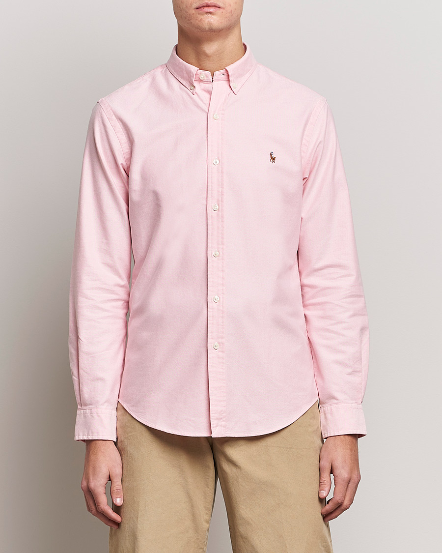 Mies | Polo Ralph Lauren Slim Fit Shirt Oxford Pink | Polo Ralph Lauren | Slim Fit Shirt Oxford Pink
