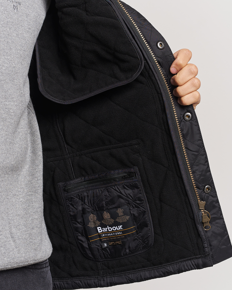 Mies | Takit | Barbour International | Ariel Polarquilt Black