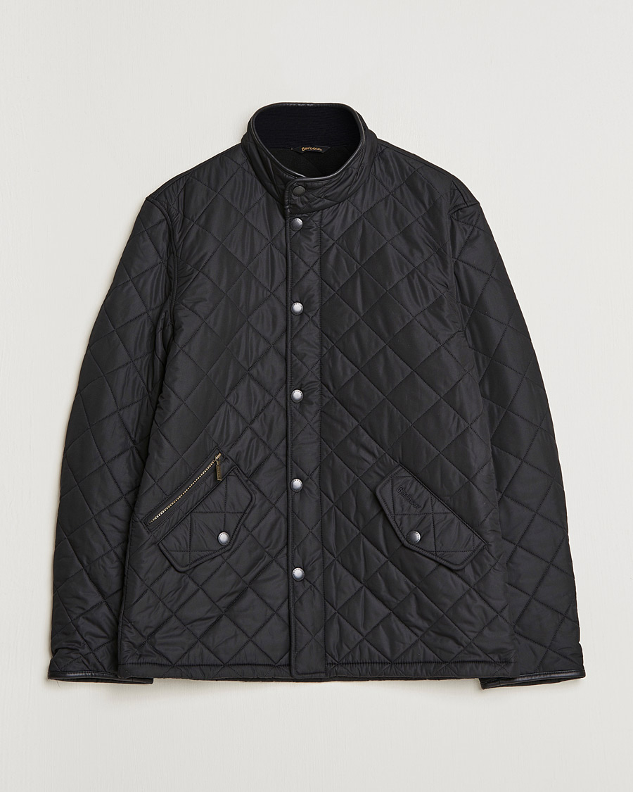 Mies | Takit | Barbour Lifestyle | Powell Quilted Jacket Black