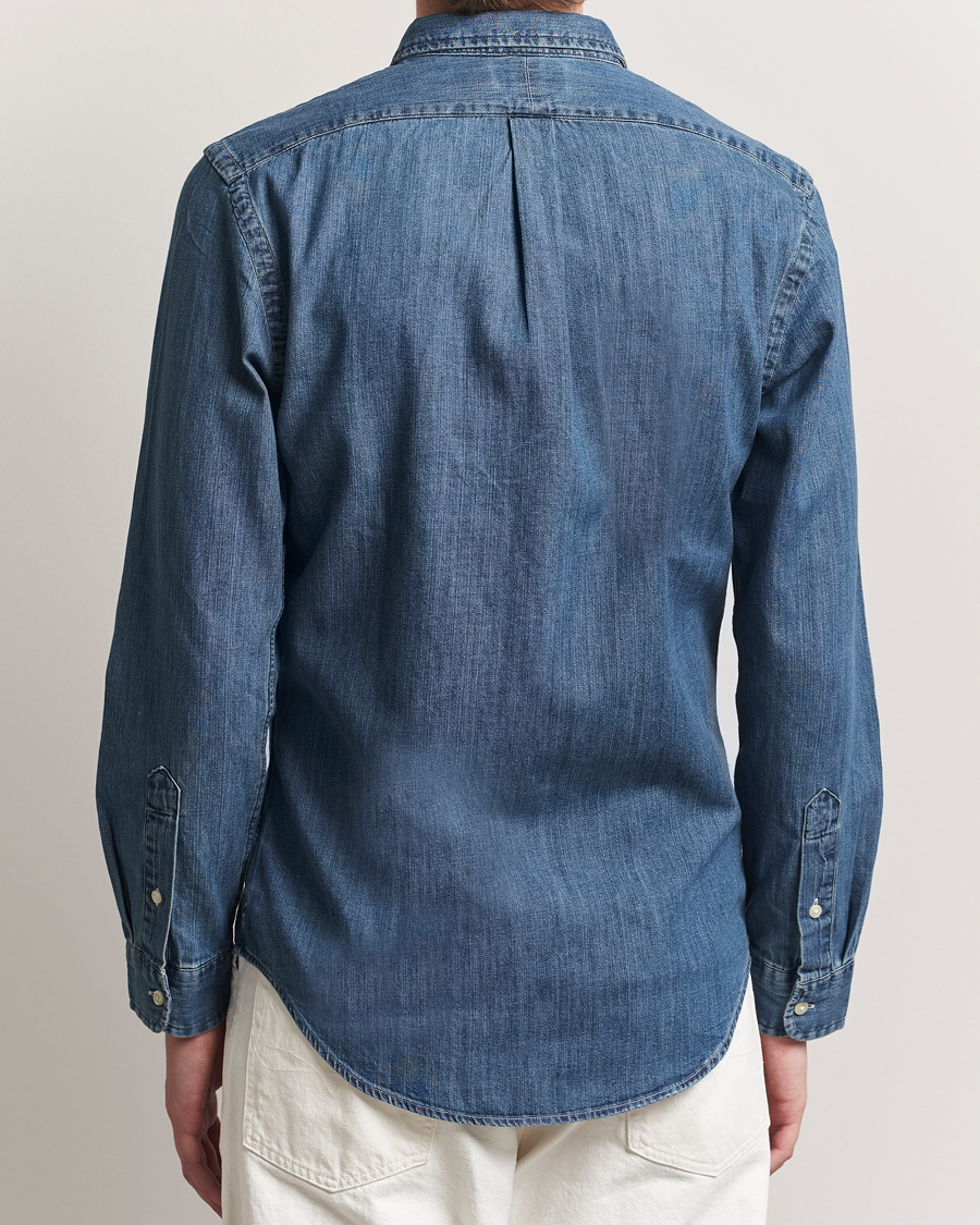 Mies | Kauluspaidat | Polo Ralph Lauren | Slim Fit Shirt Denim Dark Wash