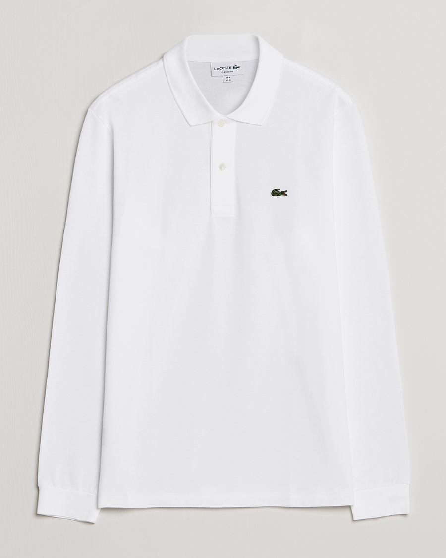 Mies | Pikeet | Lacoste | Original Long Sleeve Polo Piké White