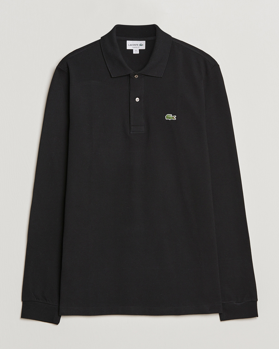 Mies | Pikeet | Lacoste | Original Long Sleeve Polo Piké Black