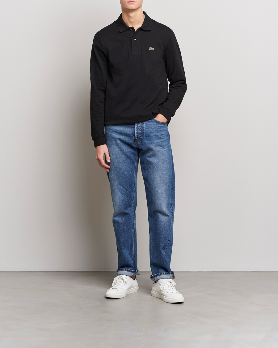 Mies | Pikeet | Lacoste | Original Long Sleeve Polo Piké Black