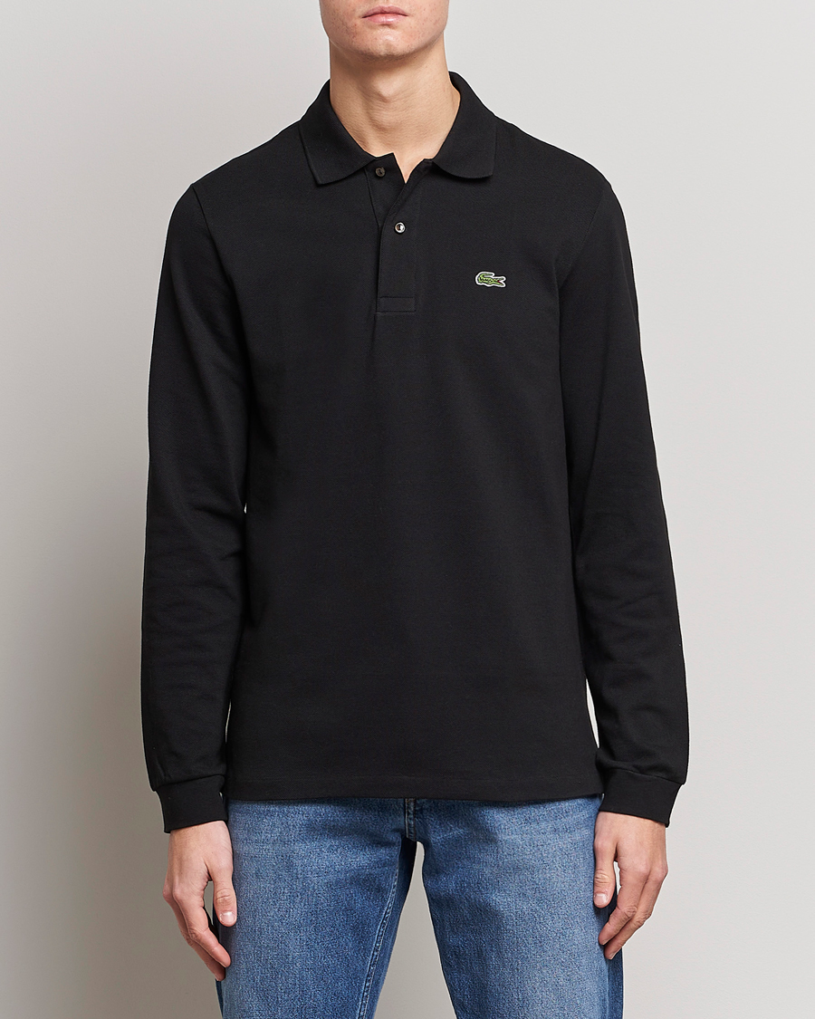Mies | Pikeet | Lacoste | Original Long Sleeve Polo Piké Black