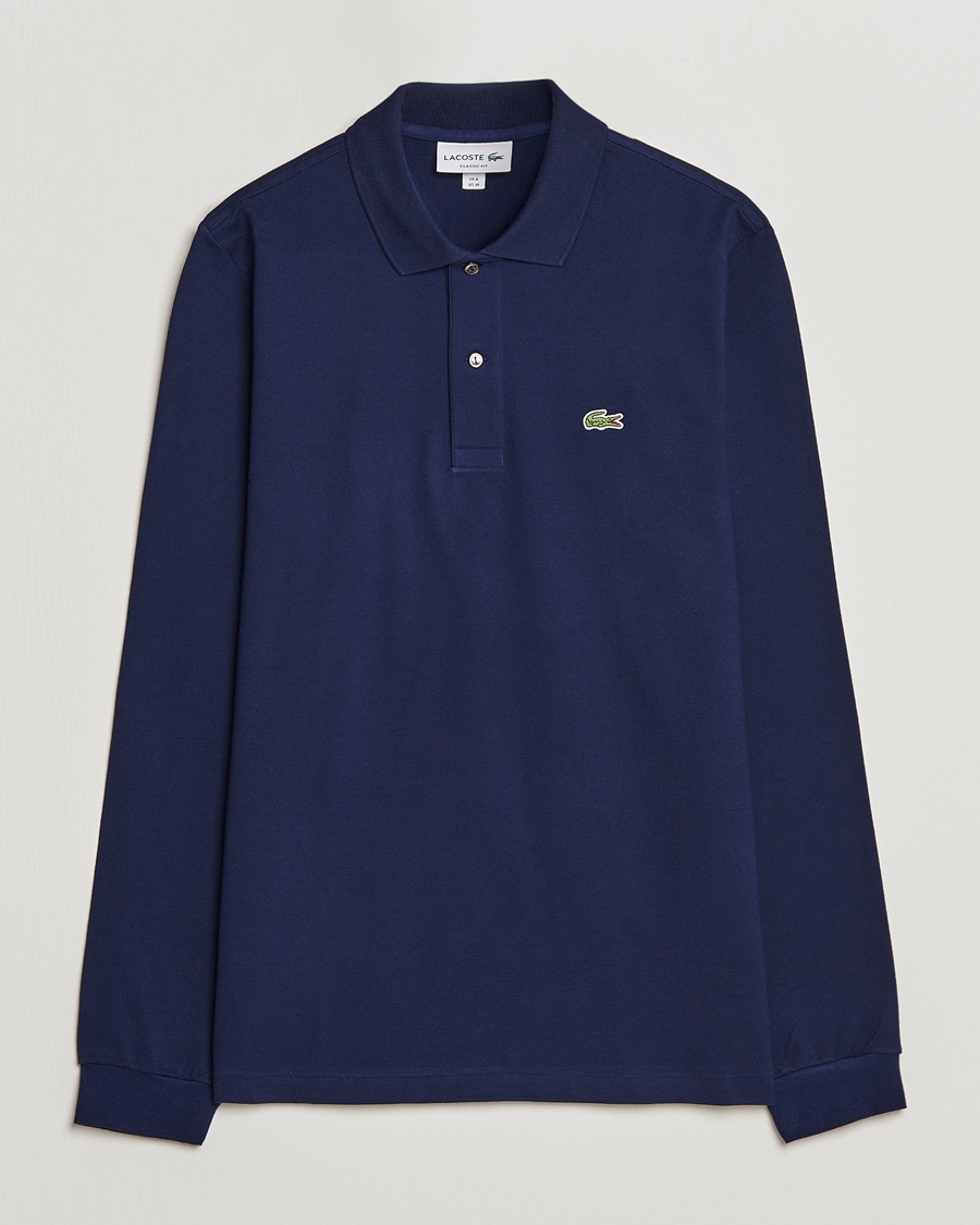 Mies | Lacoste Long Sleeve Piké Navy | Lacoste | Long Sleeve Piké Navy