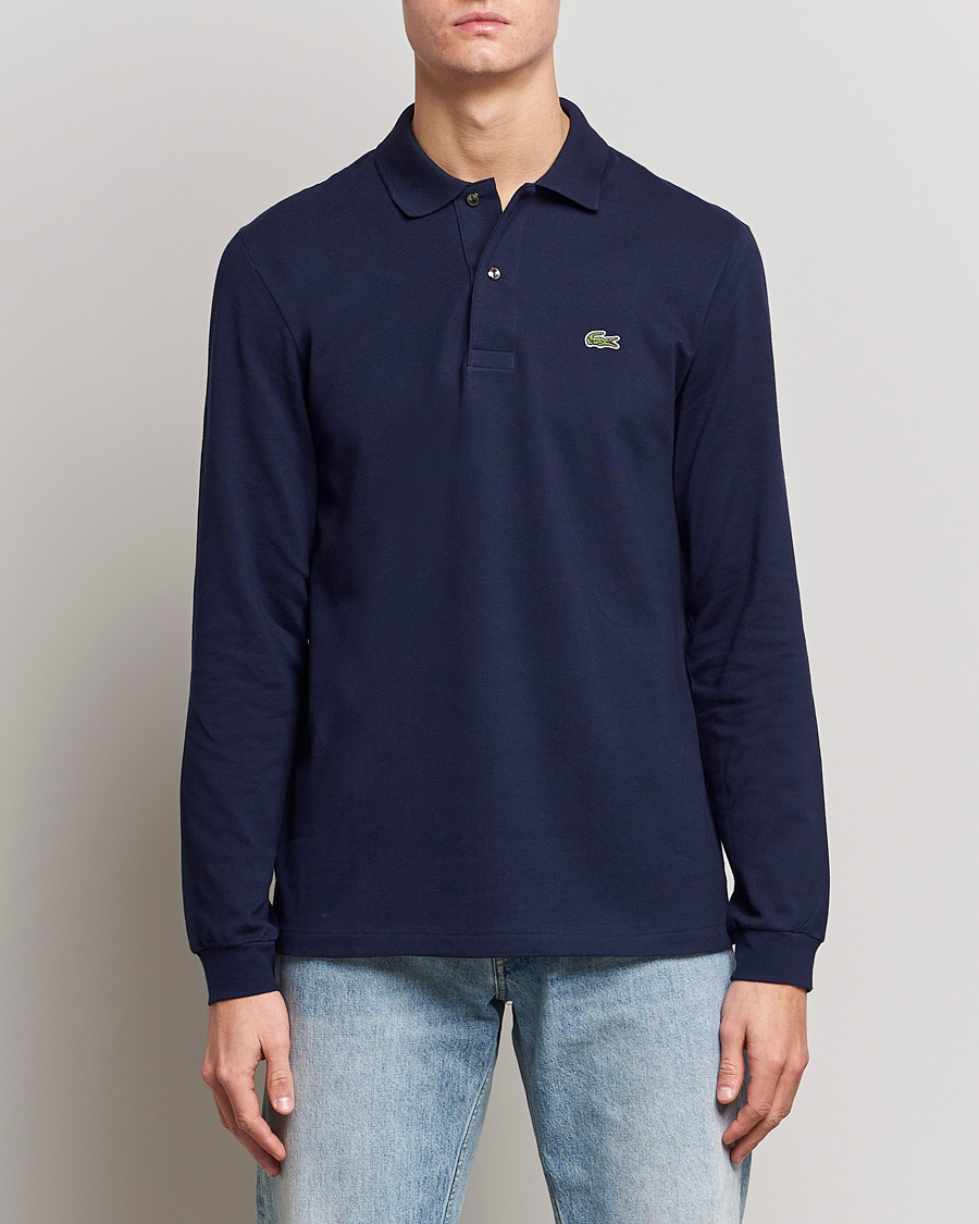 Mies | Lacoste | Lacoste | Long Sleeve Polo Navy