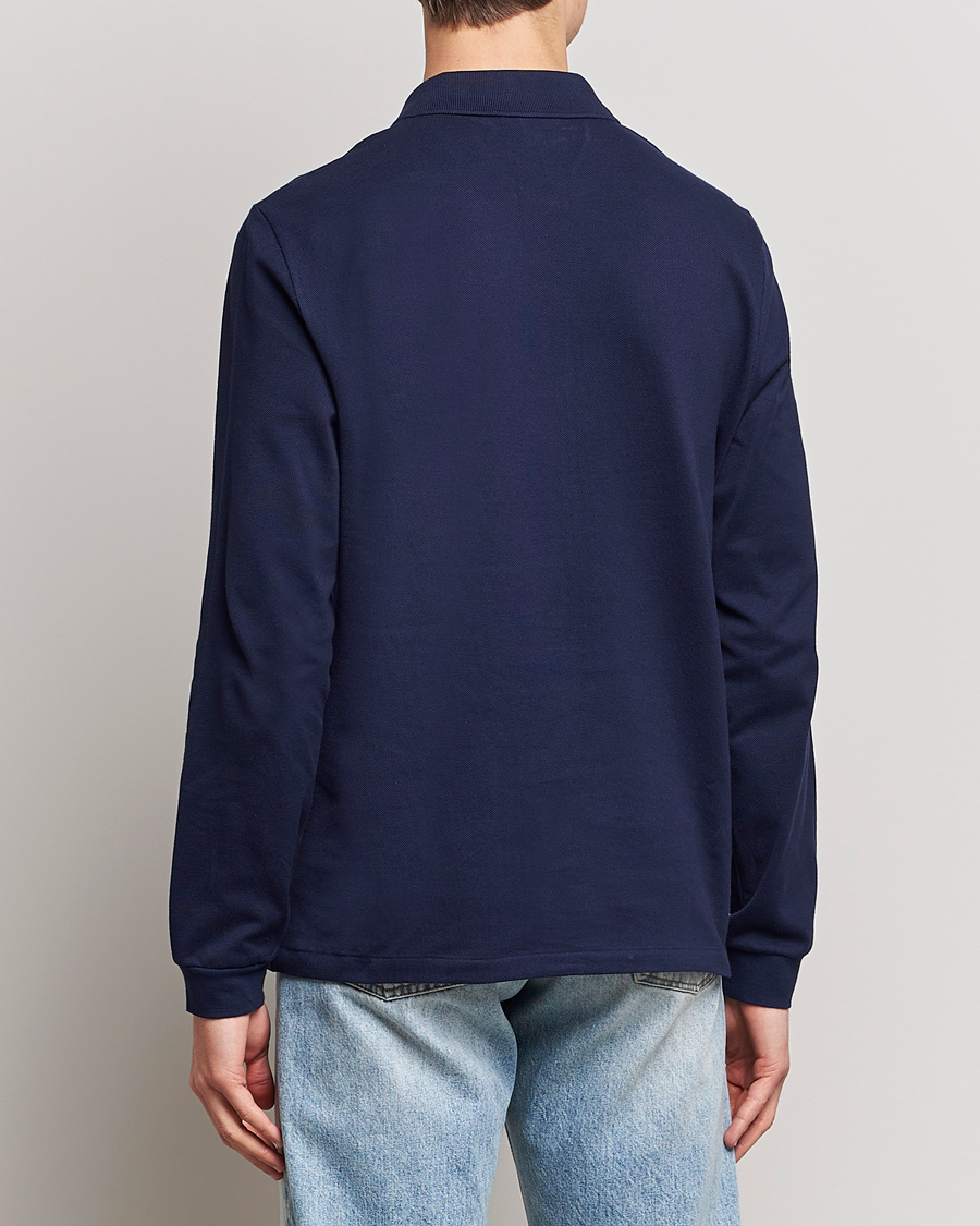 Mies | Pikeet | Lacoste | Original Long Sleeve Polo Piké Navy Blue