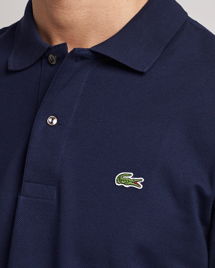 Mies | Pikeet | Lacoste | Original Long Sleeve Polo Piké Navy Blue