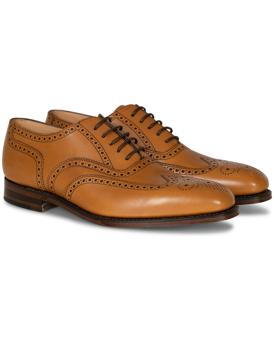 Mies | Loake 1880 Buckingham Brogue Tan Burnished Calf | Loake 1880 | Buckingham Brogue Tan Burnished Calf