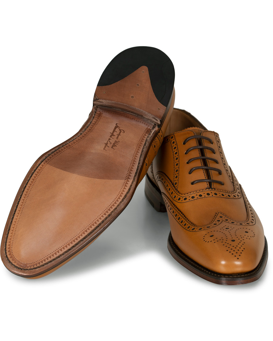 Mies | Loake 1880 Buckingham Brogue Tan Burnished Calf | Loake 1880 | Buckingham Brogue Tan Burnished Calf
