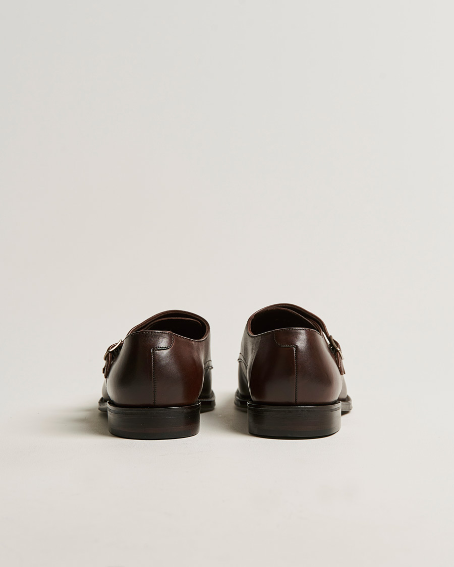Mies | Loake 1880 Cannon Monkstrap Dark Brown Burnished Calf | Loake 1880 | Cannon Monkstrap Dark Brown Burnished Calf