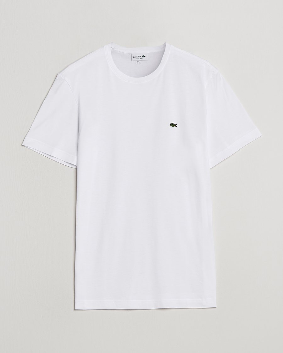 Mies | T-paidat | Lacoste | Crew Neck T-Shirt White