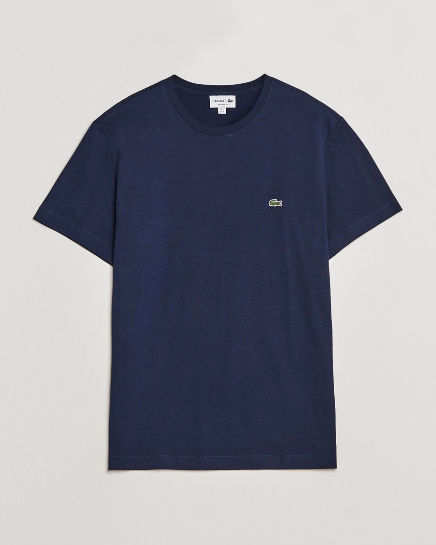 Mies | Lacoste Crew Neck T-Shirt Navy | Lacoste | Crew Neck T-Shirt Navy