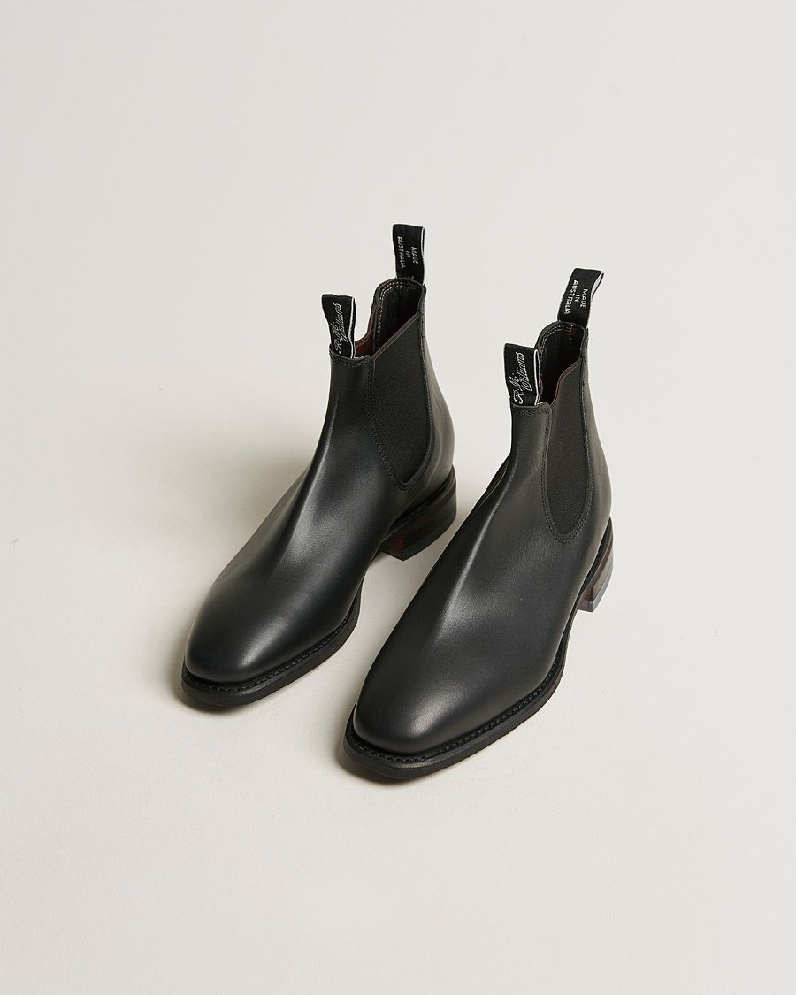 Mies | Käsintehdyt kengät | R.M.Williams | Blaxland G Boot Yearling Black