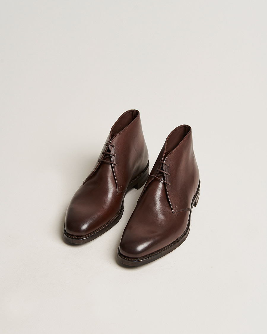 Mies | Kengät | Loake 1880 | Pimlico Chukka Boot Dark Brown Calf
