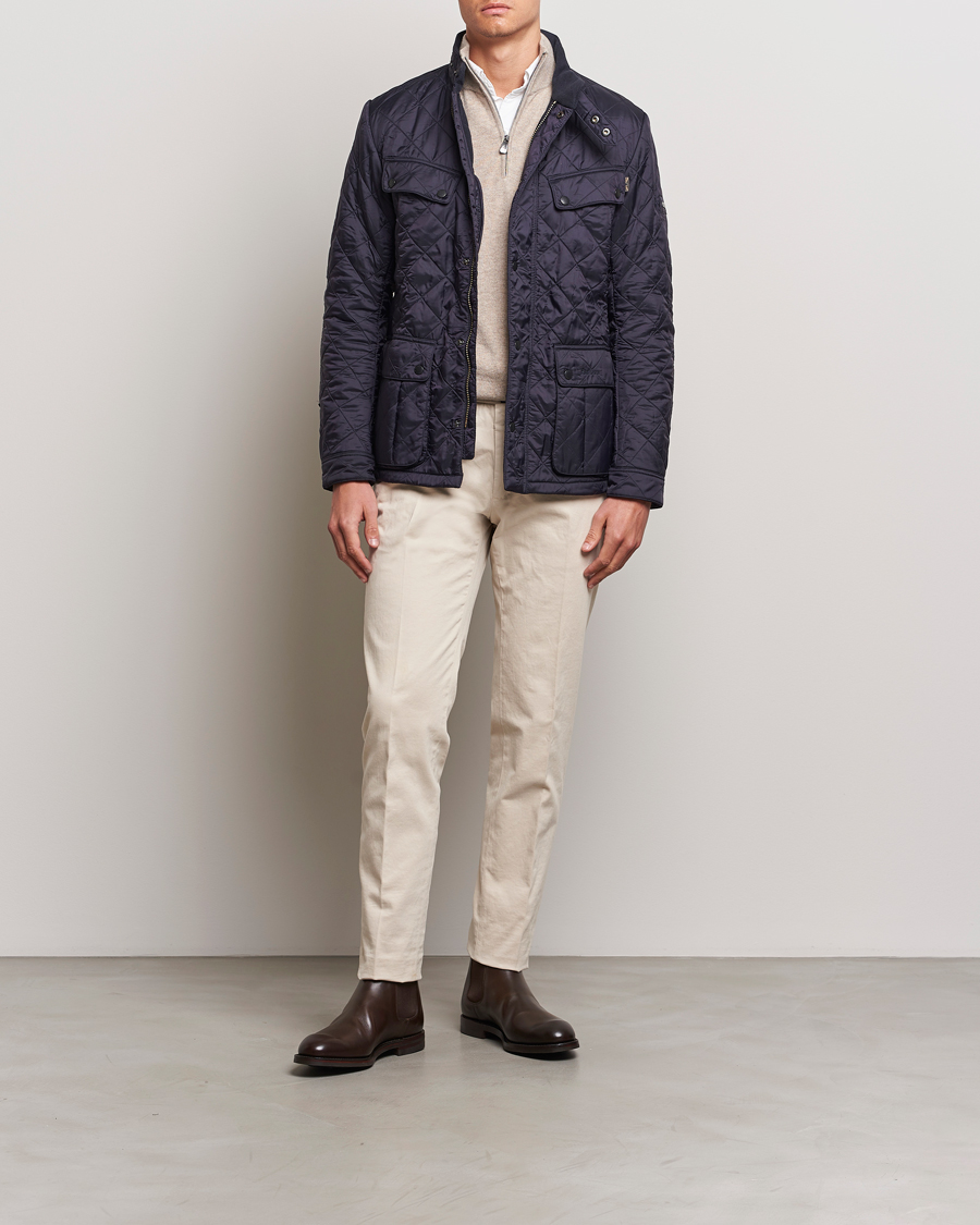 Mies | Takit | Barbour International | Ariel Polarquilt International Jacket Navy