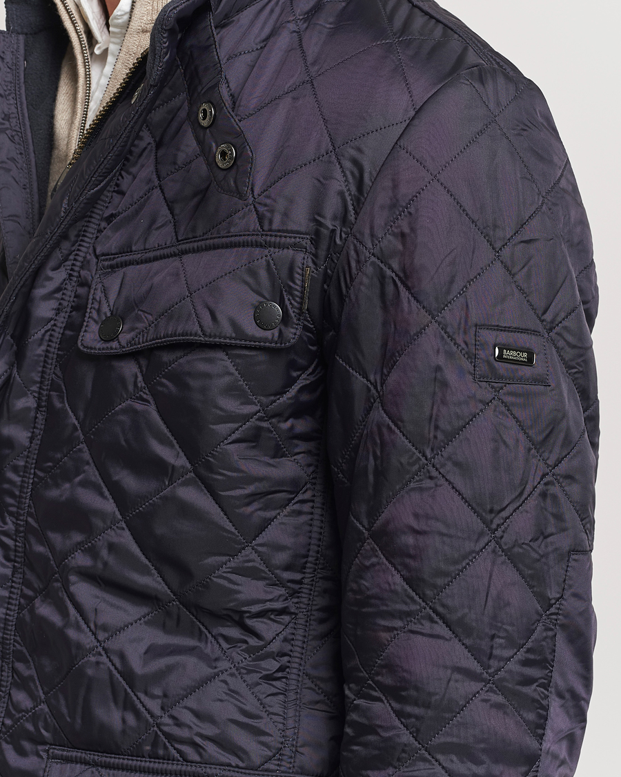 Mies | Takit | Barbour International | Ariel Polarquilt International Jacket Navy