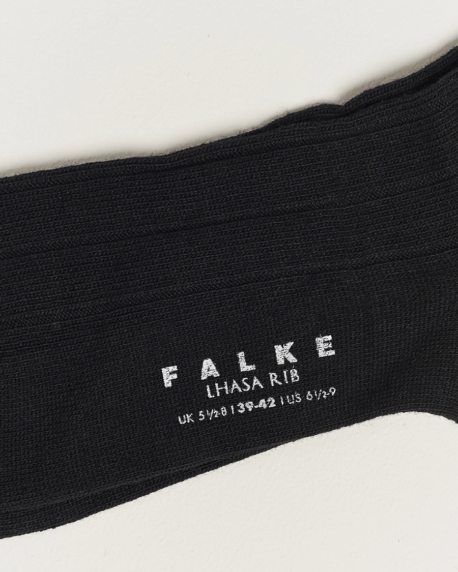 Mies | Merinovillasukat | Falke | Lhasa Cashmere Socks Black