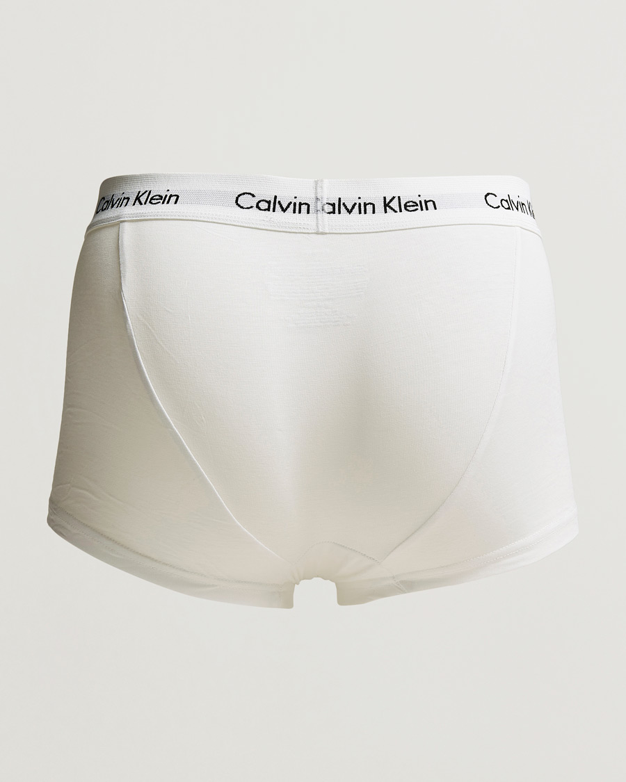 Mies | Alusvaatteet | Calvin Klein | Cotton Stretch Low Rise Trunk 3-pack White