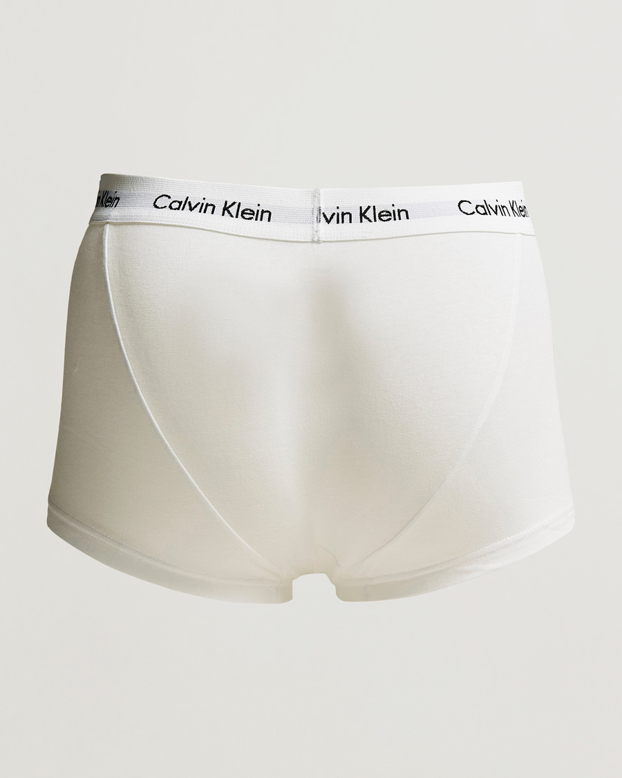 Mies | Alusvaatteet | Calvin Klein | Cotton Stretch Low Rise Trunk 3-pack Red/Blue/White