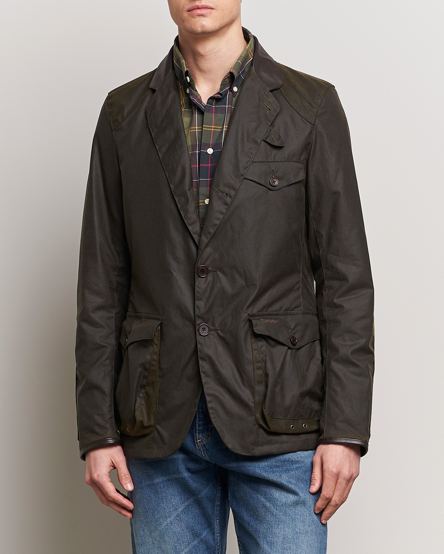 Mies | Klassiset takit | Barbour Lifestyle | Beacon Sports Jacket Olive