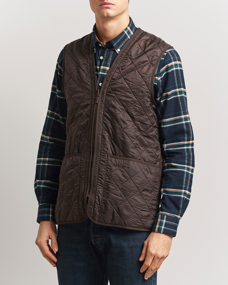 Mies | Ulkoliivit | Barbour Lifestyle | Quilt Waistcoat/Zip-In Liner Brown