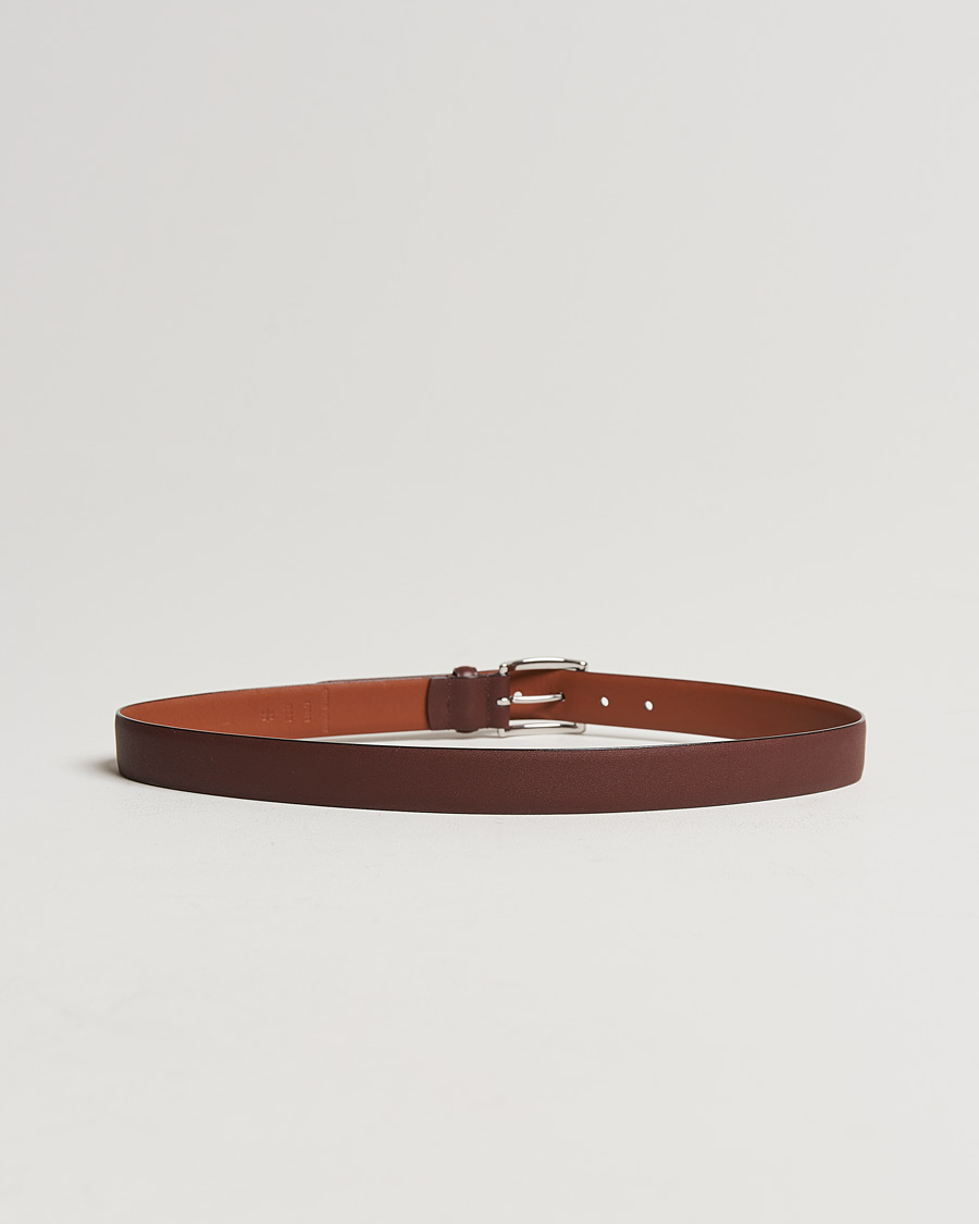 Mies | The Classics of Tomorrow | Polo Ralph Lauren | Cowhide Belt 3 cm Brown