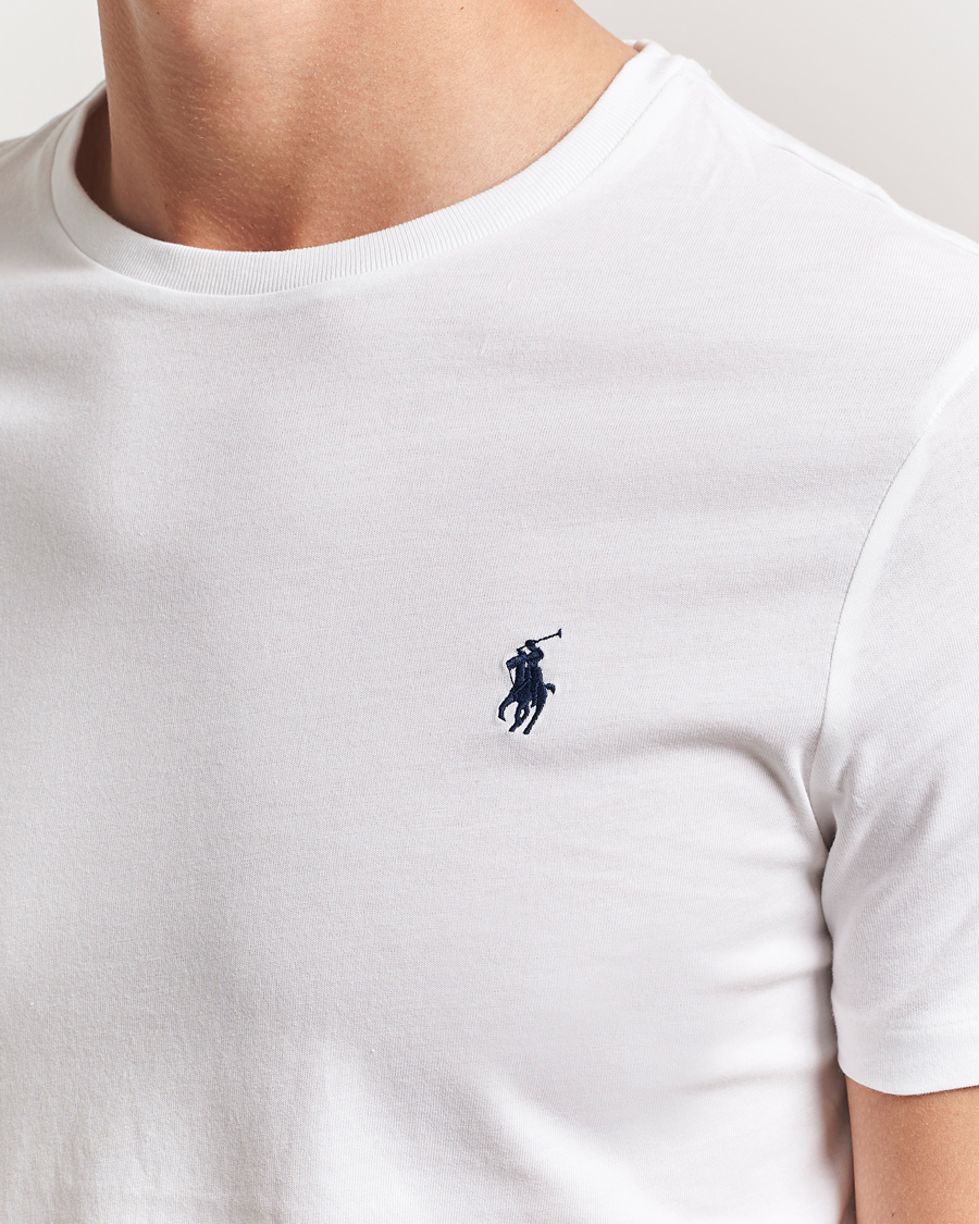 Mies | T-paidat | Polo Ralph Lauren | Custom Slim Fit Tee White
