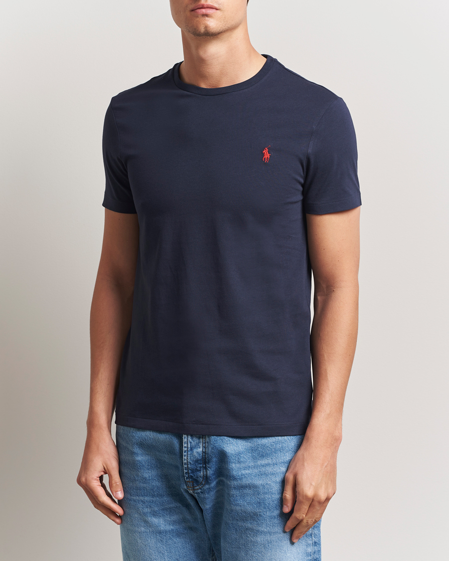 Mies | T-paidat | Polo Ralph Lauren | Custom Slim Fit Tee Ink