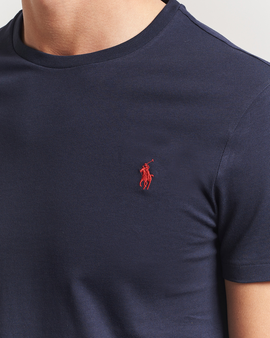 Mies | T-paidat | Polo Ralph Lauren | Custom Slim Fit Tee Ink