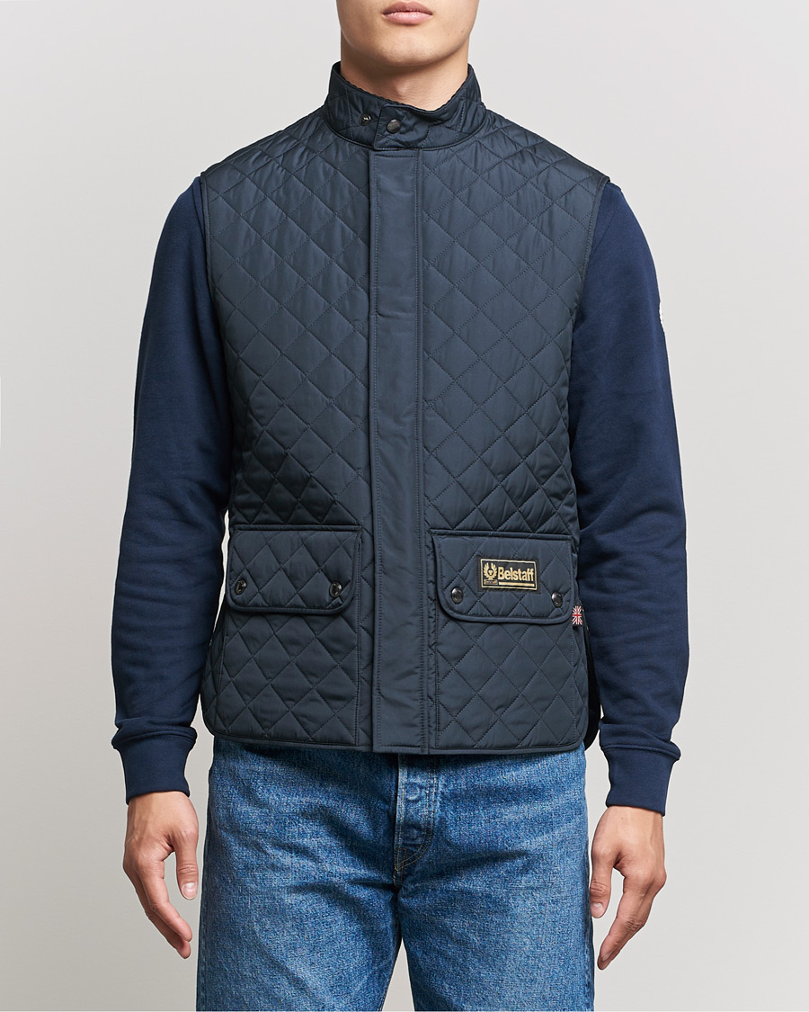 Mies | Takit | Belstaff | Waistcoat Quilted Navy