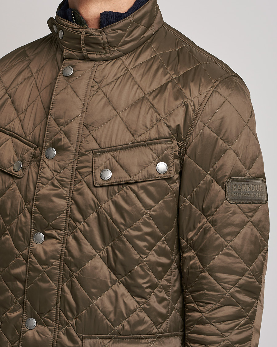 Mies | Takit | Barbour International | Ariel Quilted Jacket Olive