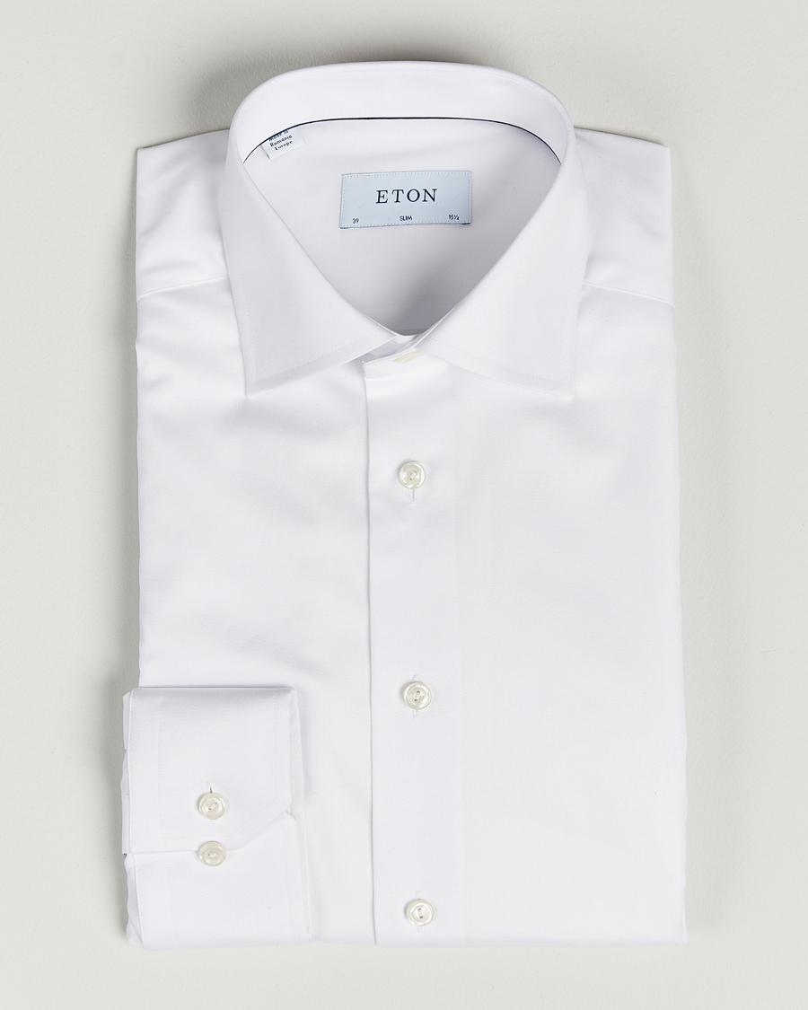 Mies | Kauluspaidat | Eton | Slim Fit Shirt White
