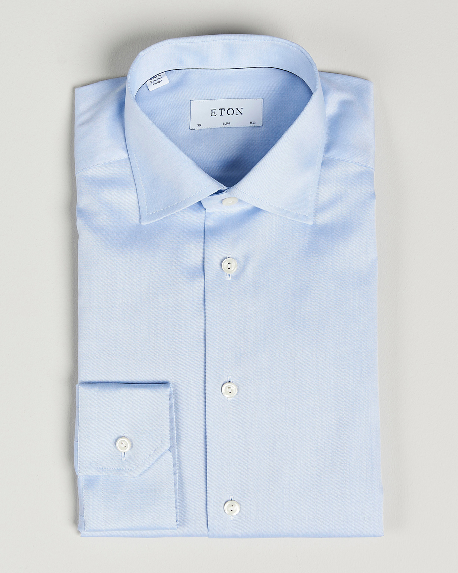Miehet |  | Eton | Slim Fit Shirt Blue