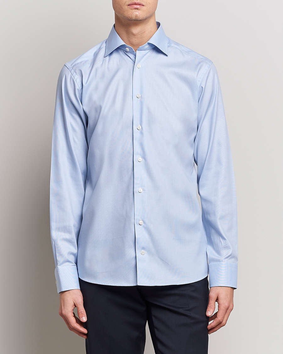 Mies |  | Eton | Slim Fit Shirt Pepita Blue