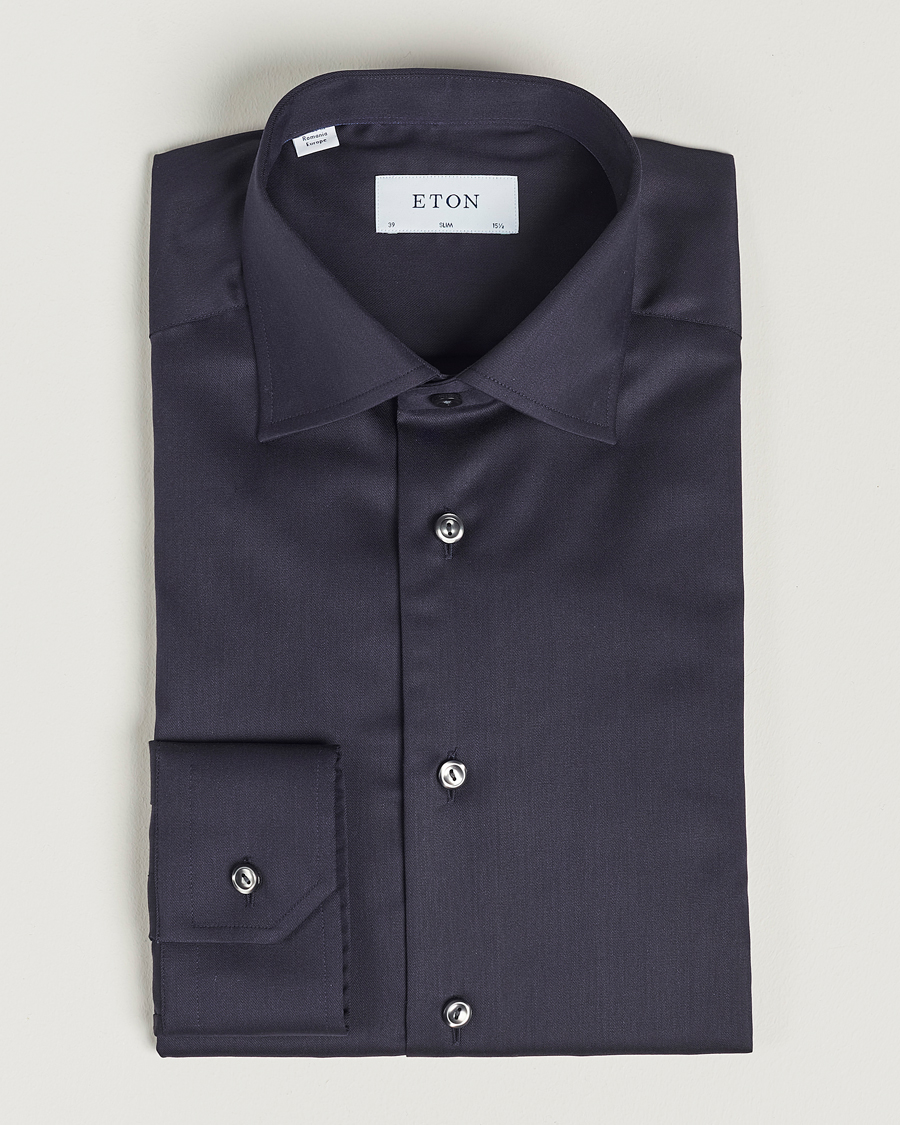 Mies | Kauluspaidat | Eton | Slim Fit Shirt Navy
