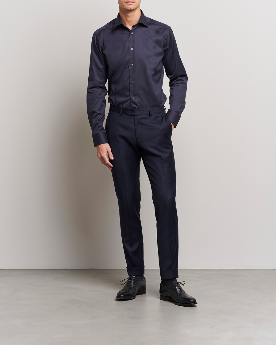 Mies | Kauluspaidat | Eton | Slim Fit Shirt Navy
