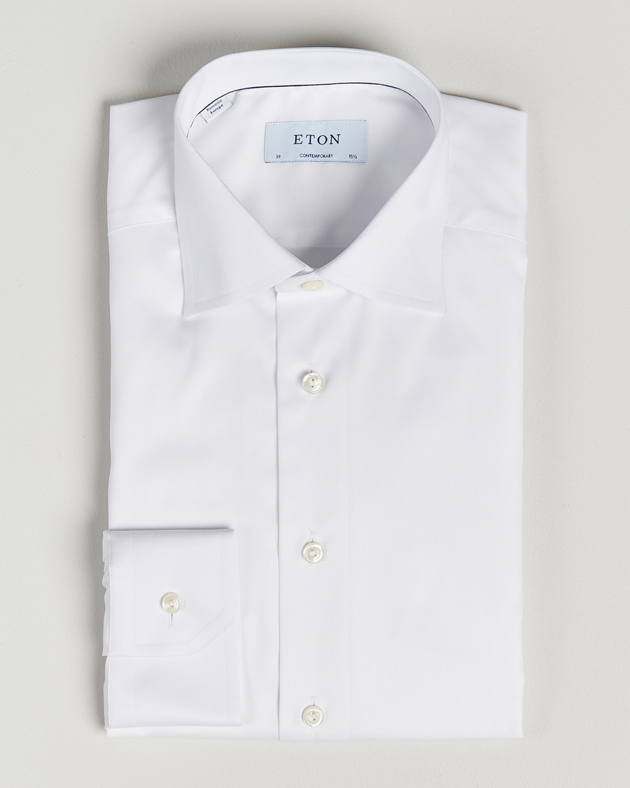 Miehet |  | Eton | Contemporary Fit Shirt White