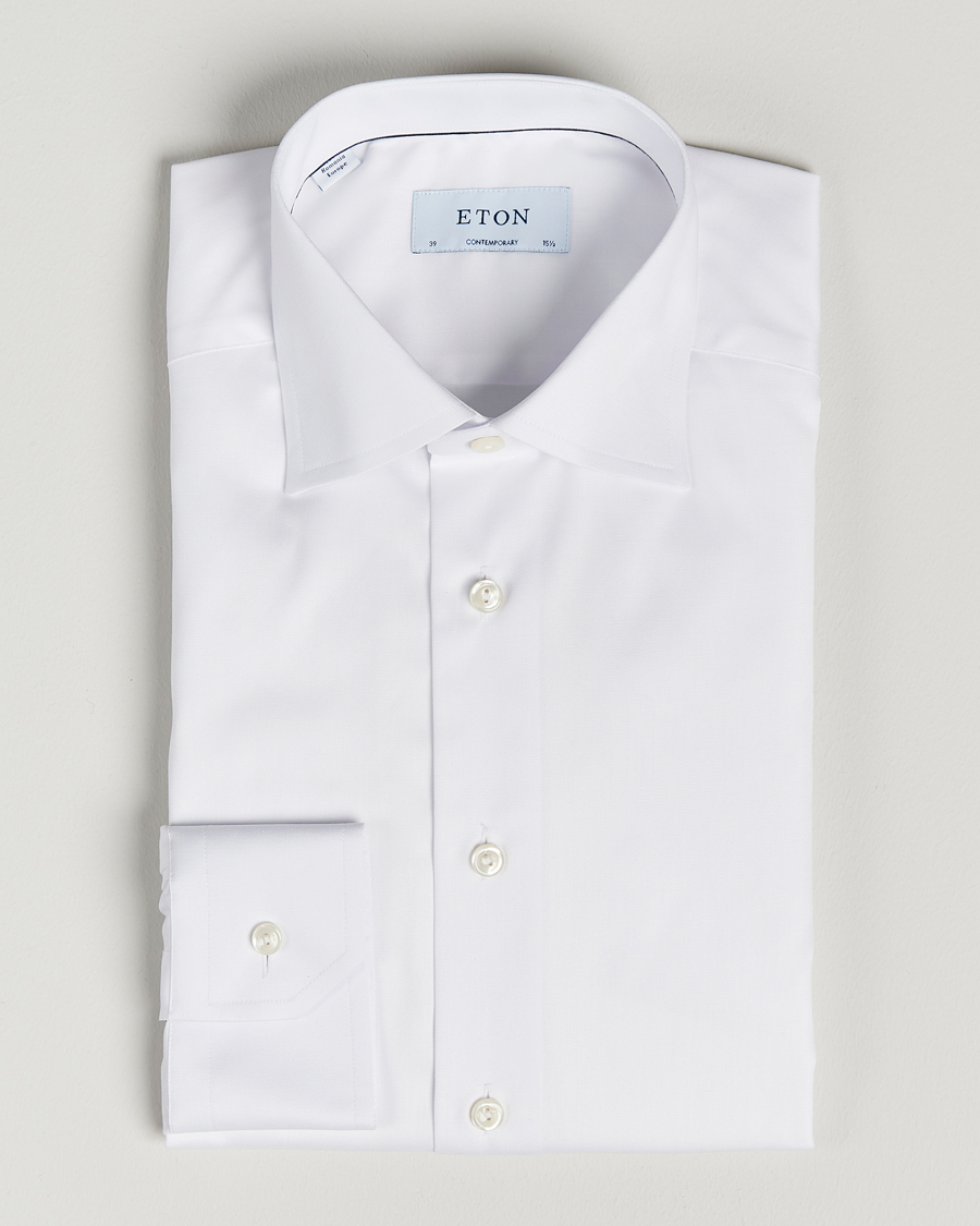 Mies | Kauluspaidat | Eton | Contemporary Fit Shirt White