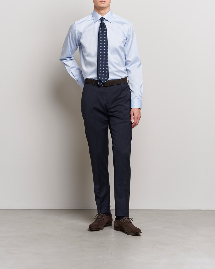 Mies | Business & Beyond | Eton | Contemporary Fit Shirt Blue